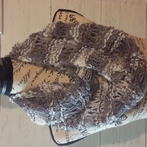 Handknitted Long Infinity Scarf